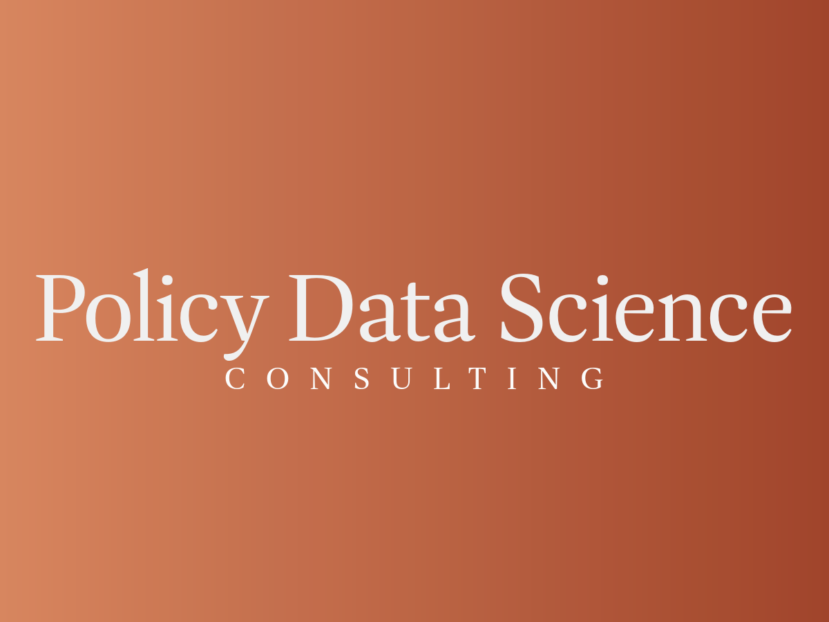 Policy Data Science Consulting LLC